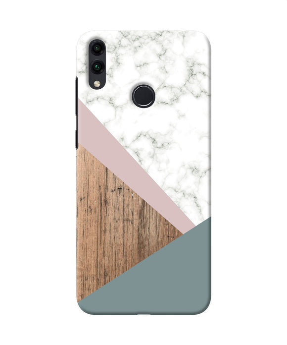 Marble Wood Abstract Honor 8c Back Cover