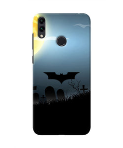 Batman Scary cemetry Honor 8C Real 4D Back Cover