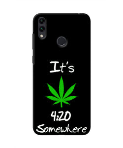 Weed Quote Honor 8C Real 4D Back Cover