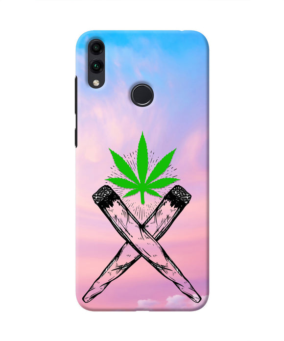 Weed Dreamy Honor 8C Real 4D Back Cover