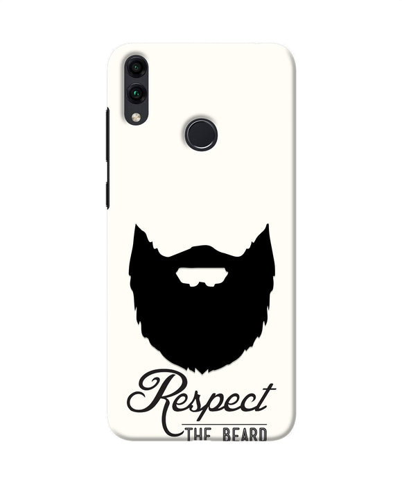Respect the Beard Honor 8C Real 4D Back Cover