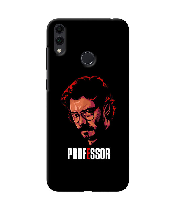 Money Heist Professor Sketch Honor 8C Back Cover