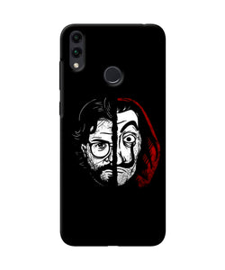 Money Heist Professor Mask Sketch Honor 8C Back Cover