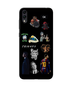 Positive Characters Honor 8C Back Cover