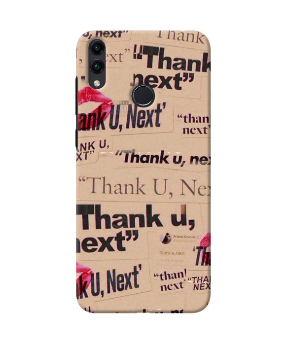 Thank You Next Honor 8c Back Cover