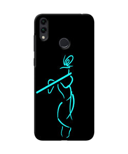 Lord Krishna Sketch Honor 8c Back Cover