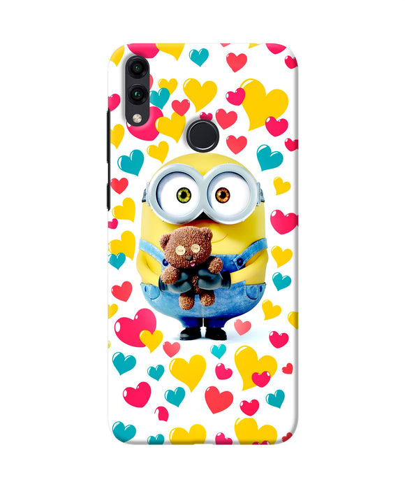 Minion Teddy Hearts Honor 8c Back Cover