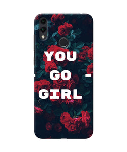 You Go Girl Honor 8c Back Cover