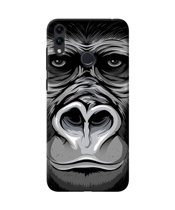 Black Chimpanzee Honor 8c Back Cover