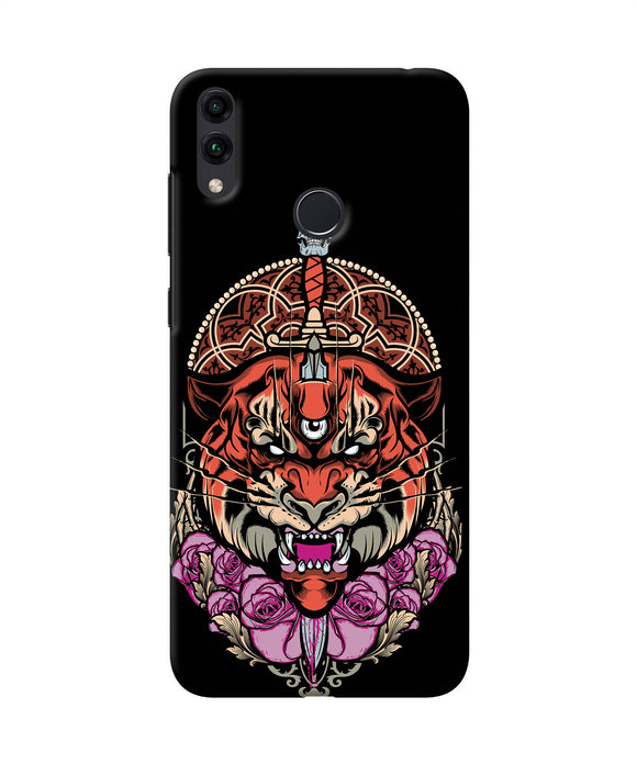 Abstract Tiger Honor 8c Back Cover