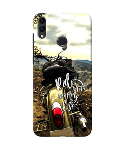 Ride More Worry Less Honor 8c Back Cover