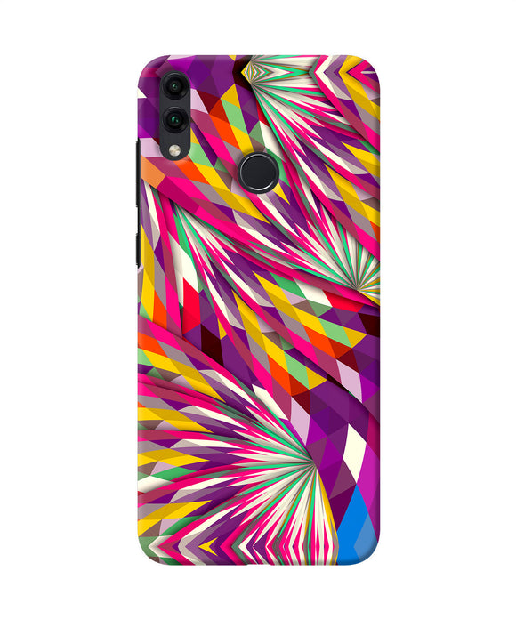 Abstract Colorful Print Honor 8c Back Cover