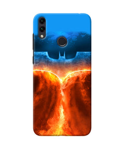 Burning Batman Logo Honor 8c Back Cover