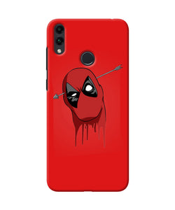 Funny Deadpool Honor 8c Back Cover