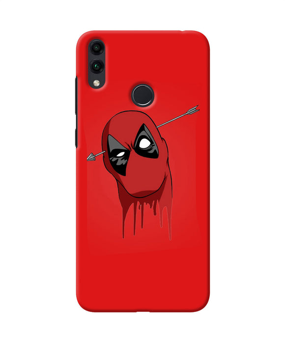 Funny Deadpool Honor 8c Back Cover