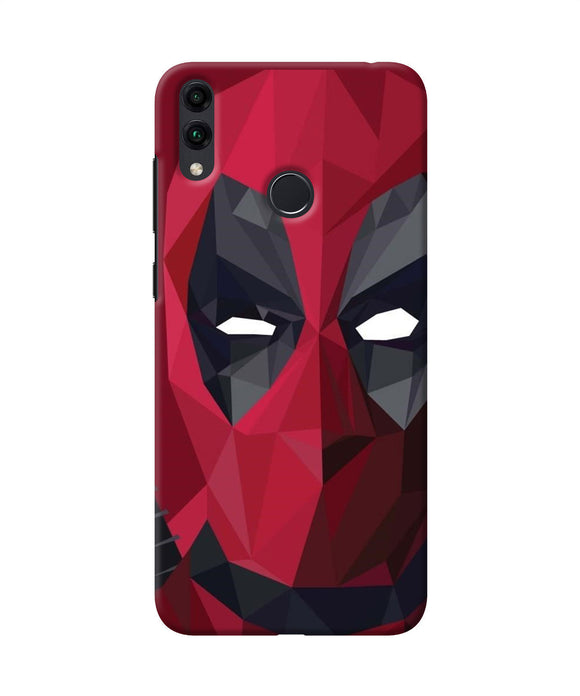 Abstract Deadpool Mask Honor 8c Back Cover