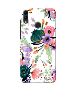 Abstract Flowers Print Honor 8c Back Cover