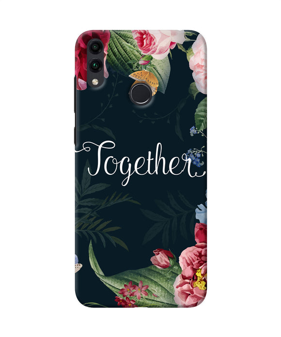 Together Flower Honor 8c Back Cover