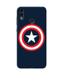 Captain America Logo Honor 8c Back Cover