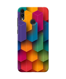 Abstract Rectangle Print Honor 8c Back Cover