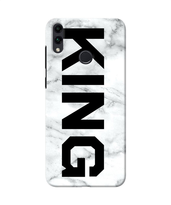 King Marble Text Honor 8c Back Cover