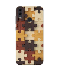 Wooden Puzzle Honor 8c Back Cover