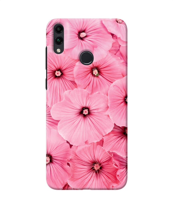 Pink Flowers Honor 8c Back Cover