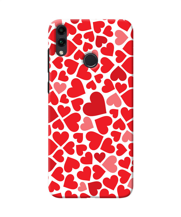 Red Heart Canvas Print Honor 8c Back Cover