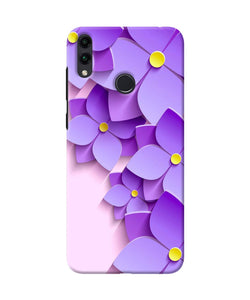 Violet Flower Craft Honor 8c Back Cover