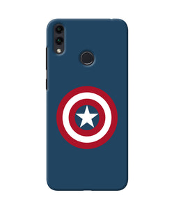 Captain America Logo Honor 8c Back Cover