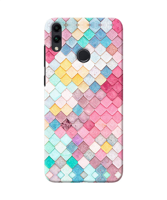 Colorful Fish Skin Honor 8c Back Cover