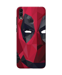 Abstract Deadpool Half Mask Honor 8c Back Cover