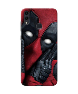 Thinking Deadpool Honor 8c Back Cover