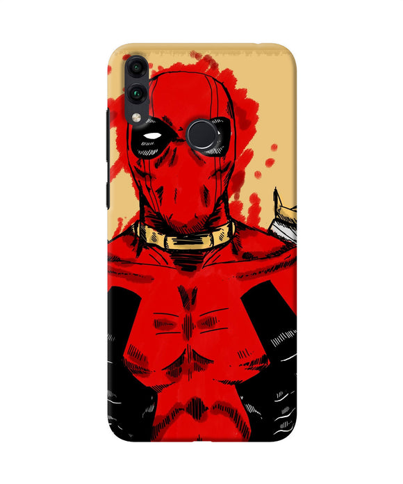 Blooded Deadpool Honor 8c Back Cover