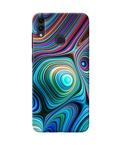 Abstract Coloful Waves Honor 8c Back Cover