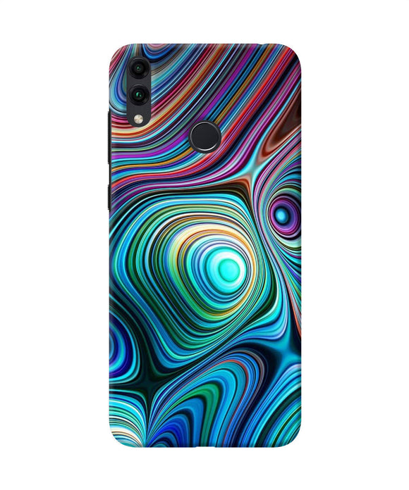 Abstract Coloful Waves Honor 8c Back Cover