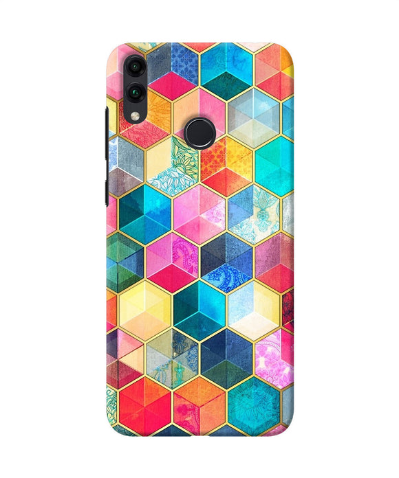 Abstract Color Box Honor 8c Back Cover