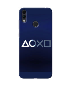 Aoxo Logo Honor 8c Back Cover