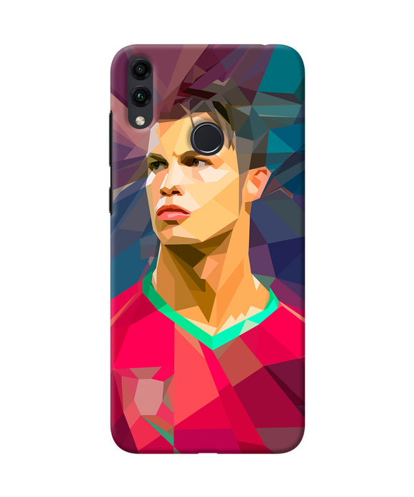 Abstract Ronaldo Honor 8c Back Cover