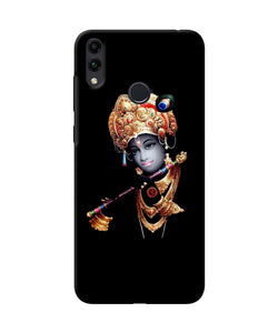 Lord Krishna With Fluet Honor 8c Back Cover