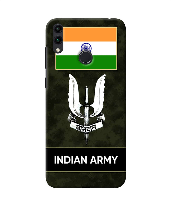 Indian Flag Balidan Logo Honor 8c Back Cover