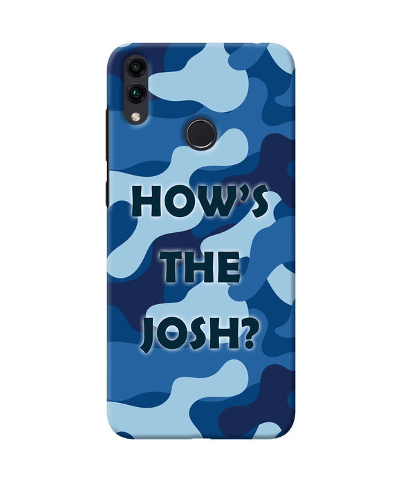 Hows The Josh Honor 8c Back Cover