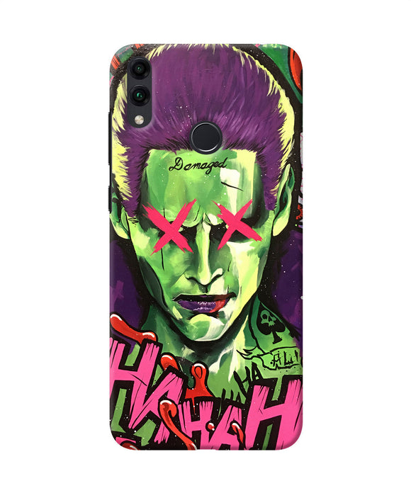 Damaged Joker Anim Honor 8c Back Cover