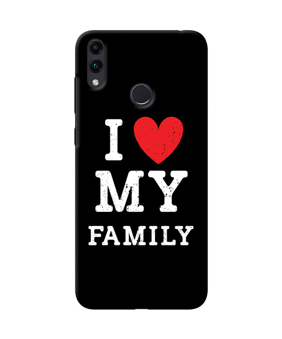 I Love My Family Honor 8c Back Cover