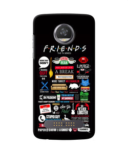 Friends Moto Z2 Play Back Cover