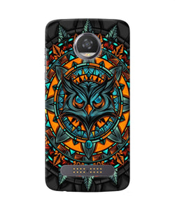 Angry Owl Art Moto Z2 Play Back Cover