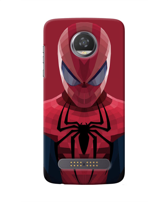 Spiderman Art Moto Z2 Play Real 4D Back Cover