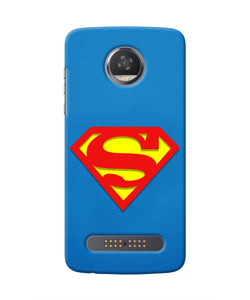 Superman Blue Moto Z2 Play Real 4D Back Cover