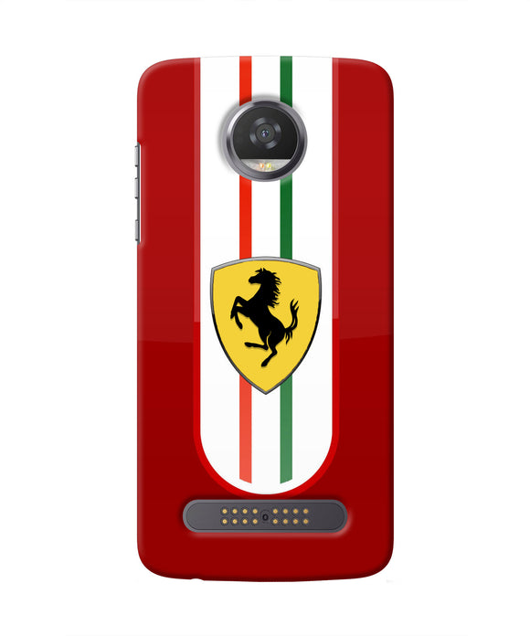 Ferrari Art Moto Z2 Play Real 4D Back Cover
