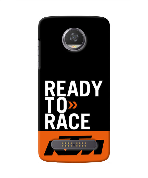 KTM Ready To Race Moto Z2 Play Real 4D Back Cover